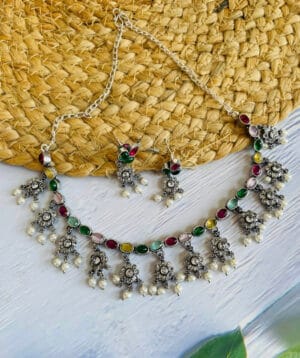 Brass-Monalisa-AD-Stone-Necklace-Set