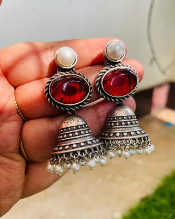 Brass Replica Jhumka Earrings