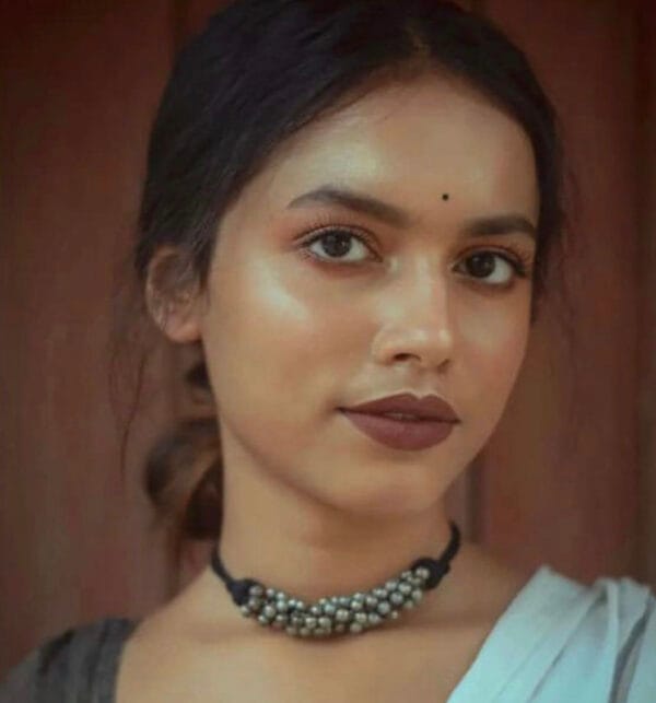 Oxidised Blackpolish Ghungroo Necklace