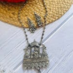 Oxidised-Blackpolish-Long-Necklace-Set