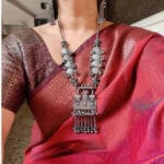 Oxidised-Blackpolish-Necklace-Set-Model