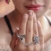 Oxidised-Silver-Dual-Adjustable-Finger-Ring-Model