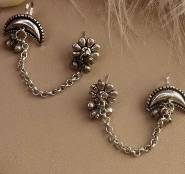 Oxidised Silver Ear Cuff