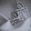 Oxidised Silver Musafir Stud Earrings