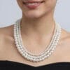 Pearl-Multi-Layer-Necklace-Set-Model