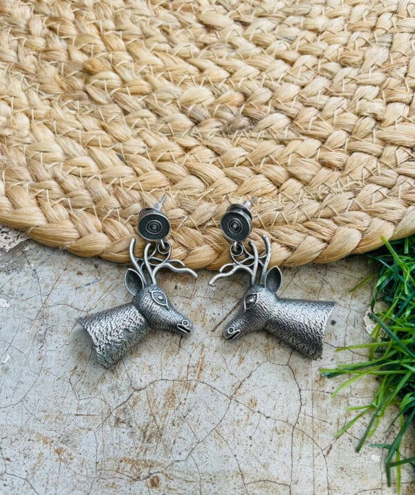 Brass-Replica-Deer-Earring