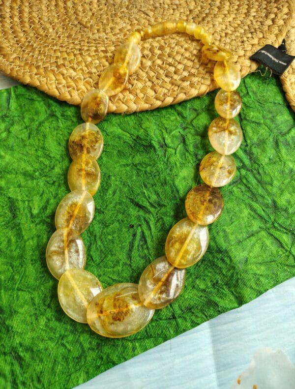 Chemical-Bead-Necklace-Yellow
