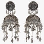 Oxidised-Blackpolish-Jhumka