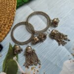 Oxidised-Jhumka-Bangles