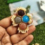 brass-monalisa-adjustable-golden-finger-ring-View2