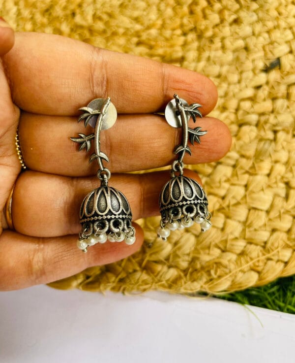 brass-replica-jhumka-earrings