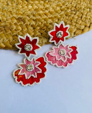 handmade-trendy-beaded-drop-earrings