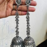 oxidised-blackpolish-long-jhumka