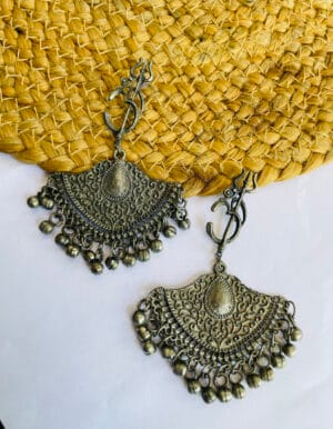 oxidised-blackpolish-trishul-earring
