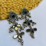 oxidised-mirror-earring