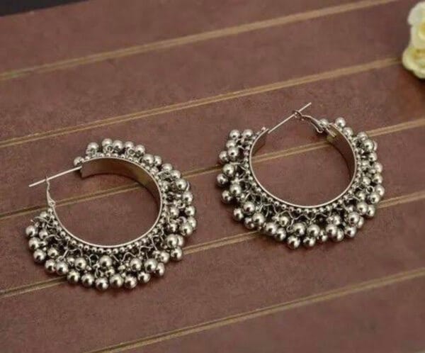 oxidised-silver-chandbali-earring