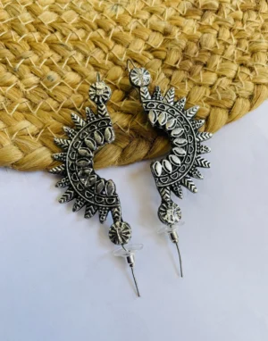 oxidised-silver-pin-bugadi-earring
