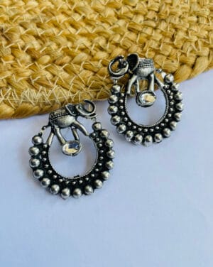 oxidised-stud-earrings