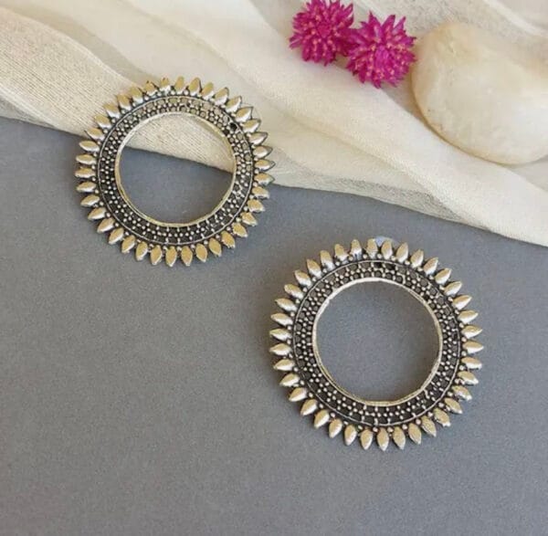oxidised-stud-earrings