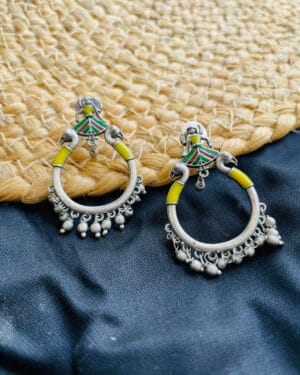 brass-replica-meenakari-statement-earring