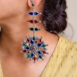 oxidised-blackpolish-afgani-earrings