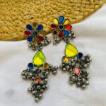oxidised-blackpolish-afgani-earrings-multi