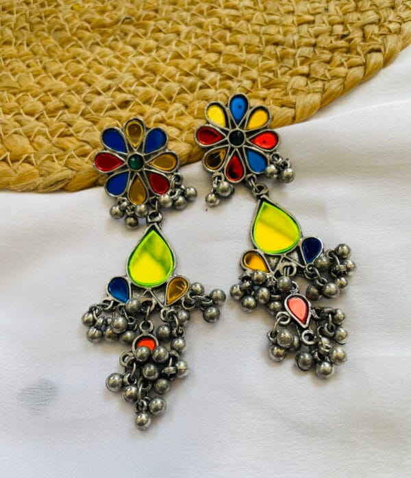 oxidised-blackpolish-afgani-earrings-multi