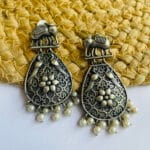 brass-replica-beaded-earring
