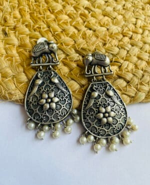 brass-replica-beaded-earring