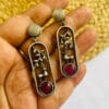 brass-replica-monalisa-stone-earrings