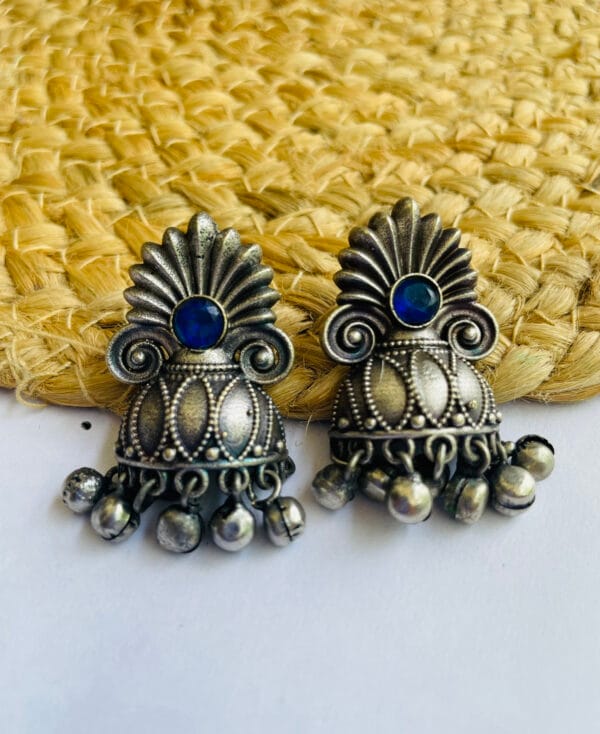 brass-silver-replica-stone-jhumka