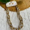 anti-tarnish-necklace-set-with-earrings-dual-tone