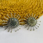 brass-silver-replica-coin-shape-earring