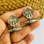 brass-silver-replica-coin-shape-earring