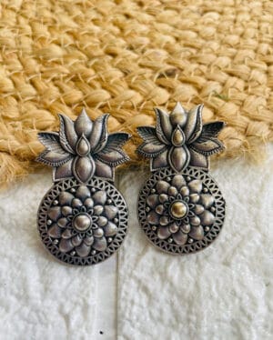 brass-silver-replica-earring