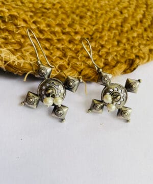 brass-silver-replica-hoop-earring