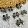 brass-silver-replica-stone-stud-earring-2