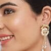 dual-tone-anti-tarnish-earring-model