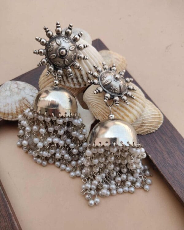 oxidised-pearl-traditional-jhumka