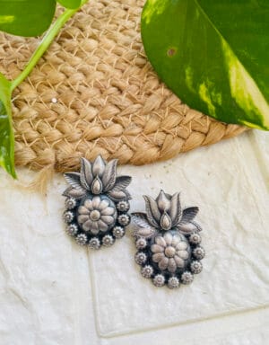 brass-base-silver-replica-premium-quality-stud-earrings-4