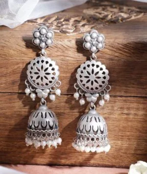 brass-replica-jhumka-earrings