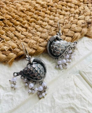brass-silver-replica-hoop-earring-4