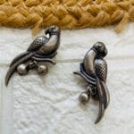 brass-silver-replica-bird-shape-earring-5