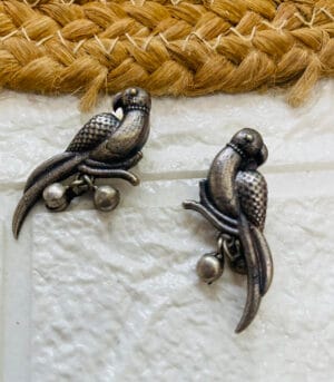 brass-silver-replica-bird-shape-earring-5