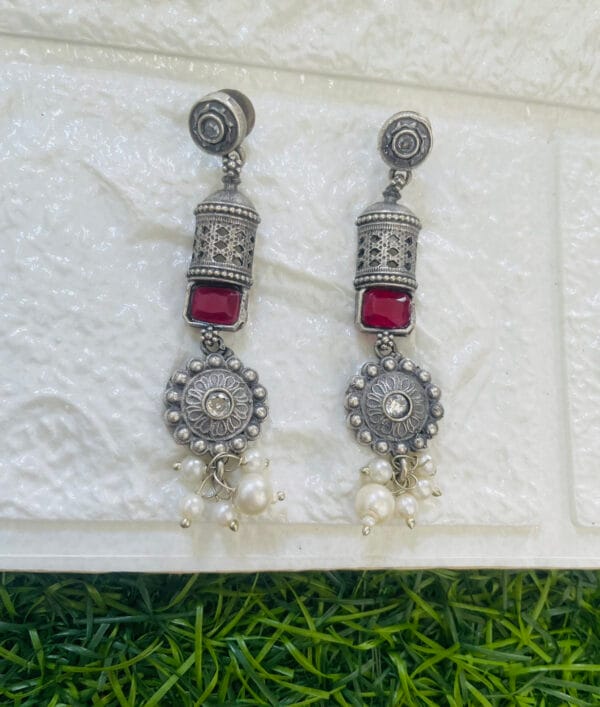 brass-silver-replica-earring