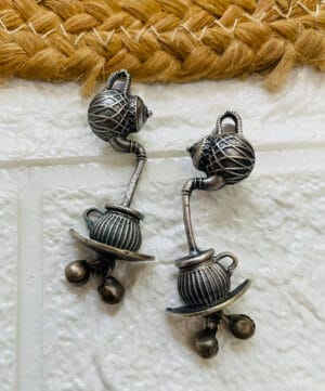 brass-silver-replica-kettle-shape-earring