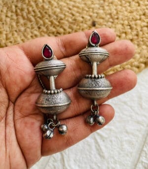 brass-silver-replica-earring