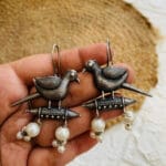 brass-silver-replica-hoop-earring
