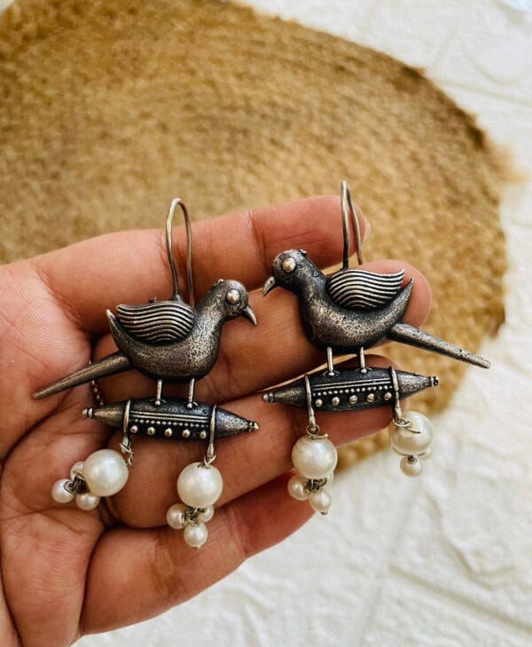 brass-silver-replica-hoop-earring