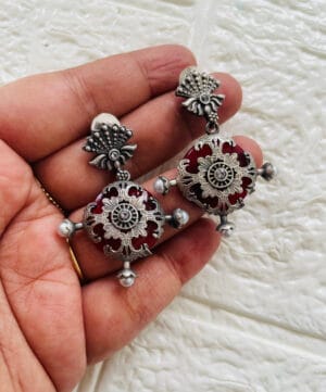 brass-silver-replica-earring-37